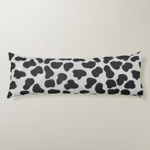 Coussins Longs Impression noire et blanche dalmate