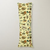 Coussins Longs Impression vintage de coquillages d'Adolphe Millot (Devant (Vertical))