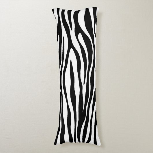 Coussins Longs Impression Zebra (Devant (Vertical))