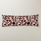 Coussins Longs Imprimé animalier motif léopard moderne (Dos)