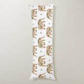 Coussins Longs Indian Floral Paisley Ornate Elephants (Devant (Vertical))