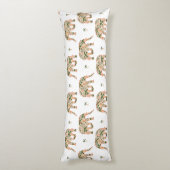 Coussins Longs Indian Floral Paisley Ornate Elephants (Dos (Vertical))