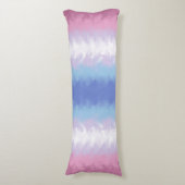 Coussins Longs Indicateur Abstrait Bigender Pride (Devant (Vertical))