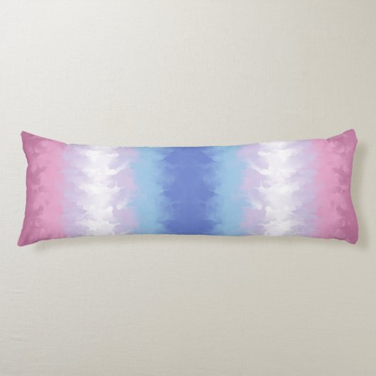 Coussins Longs Indicateur Abstrait Bigender Pride (Devant)