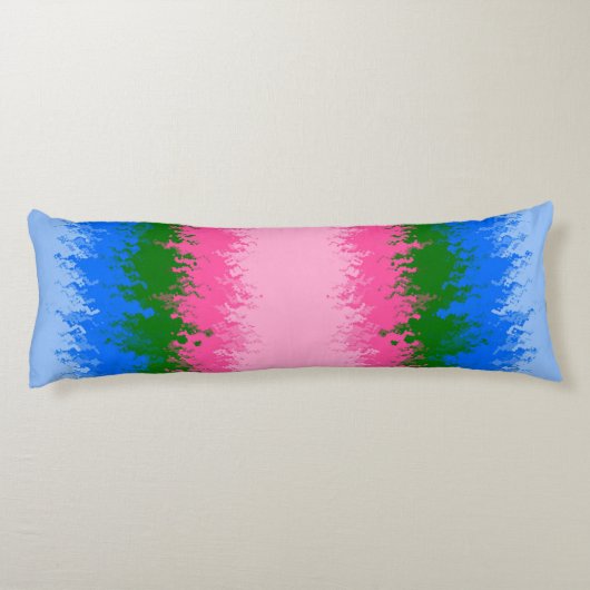 Coussins Longs Indicateur Abstrait Omniromantic Pride (Dos)