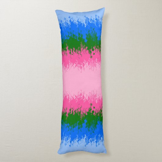 Coussins Longs Indicateur Abstrait Omniromantic Pride (Dos (Vertical))