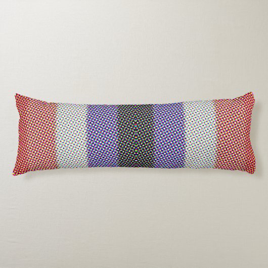Coussins Longs Indicateur de fierté cupioromantique Abstraite (Devant)