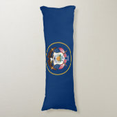 Coussins Longs Indicateur de l'État de l'Utah (Devant (Vertical))