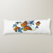 Coussins Longs Infinity of Monarch Butterflies (Devant)