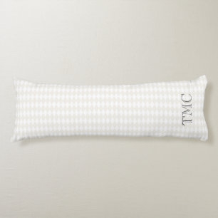 Coussins Longs INITIALES Monogrammes Classiques Arlequin Diamants
