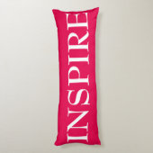 Coussins Longs INSPIRE Oreiller corps MOTIVÉ (Dos (Vertical))