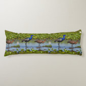 Coussins Longs Iridescent Jacana & Rusty Companion – Elegant Body (Devant)