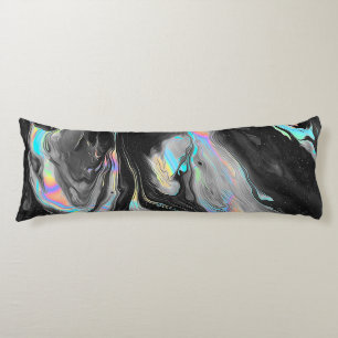 Coussins Longs Iridescente marbrée