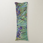 Coussins Longs Iris de Van Gogh Peinture Impressionniste (Devant (Vertical))
