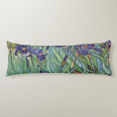 Coussins Longs Iris de Van Gogh Peinture Impressionniste (Devant)