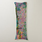 Coussins Longs Iris Jardin Monet Giverny fleurs (Devant (Vertical))