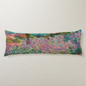 Coussins Longs Iris Jardin Monet Giverny fleurs (Devant)