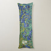 Coussins Longs Iris, Peinture à l'huile florale, Vincent Van Gogh (Dos (Vertical))