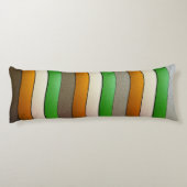 Coussins Longs Irlande Drapeau couleurs-Chrome par Shirley Taylor (Dos)
