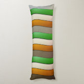 Coussins Longs Irlande Drapeau couleurs-Chrome par Shirley Taylor (Dos (Vertical))