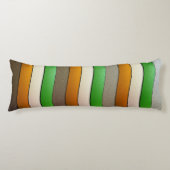 Coussins Longs Irlande Drapeau couleurs-Chrome par Shirley Taylor (Devant)