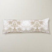 Coussins Longs Ivory White Flowers Body Pillow (Dos)