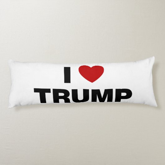Coussins Longs J'aime Trump (Dos)