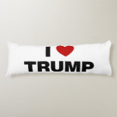 Coussins Longs J'aime Trump (Devant)