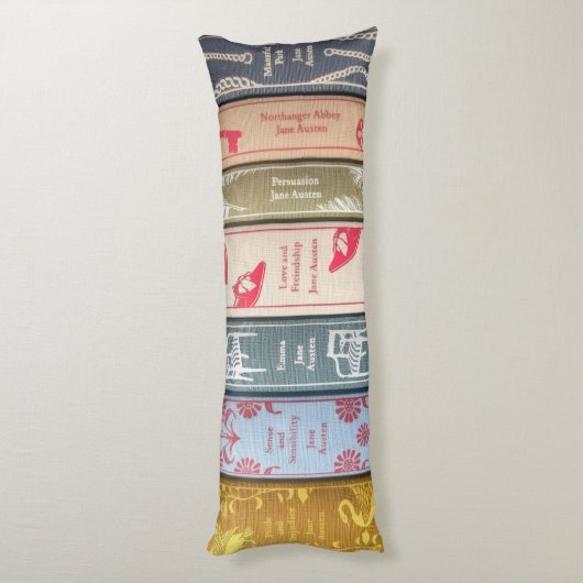 Coussins Longs Jane Austen Books (Dos (Vertical))