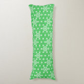 Coussins Longs Japonais Asanoha motif - vert jade (Devant (Vertical))