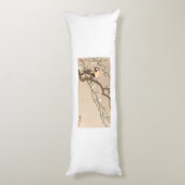 Coussins Longs Japonais Asiatique Koson Bird Chickadee Songbird (Dos (Vertical))