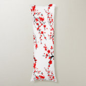 Coussins Longs japonais, Sakura tree, fleurs de cerisiers, art fl (Devant (Vertical))
