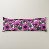 Coussins Longs Jardin d'anémone rose (Devant)