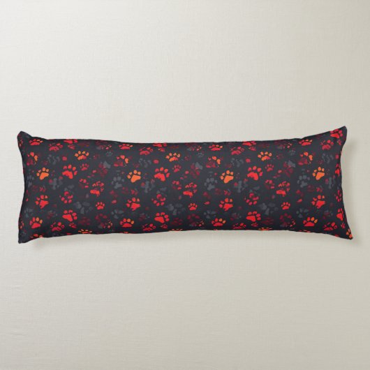Coussins Longs Jardin de camouflage de chat Intérieurs chauds mod (Dos)