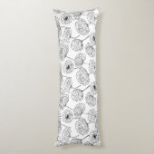 Coussins Longs Jardin de coquelicots (Dos (Vertical))