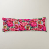 Coussins Longs Jardin de fleurs romantique (Dos)