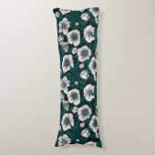 Coussins Longs Jardin de l'anémone rouge (Devant (Vertical))