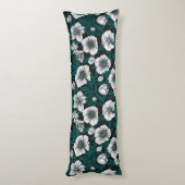 Coussins Longs Jardin de l'anémone rouge (Dos (Vertical))