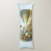 Coussins Longs Jardin de papillons de la prairie fleurie (Dos (Vertical))
