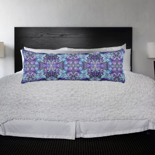 Coussins Longs Jardin de Periwinkle