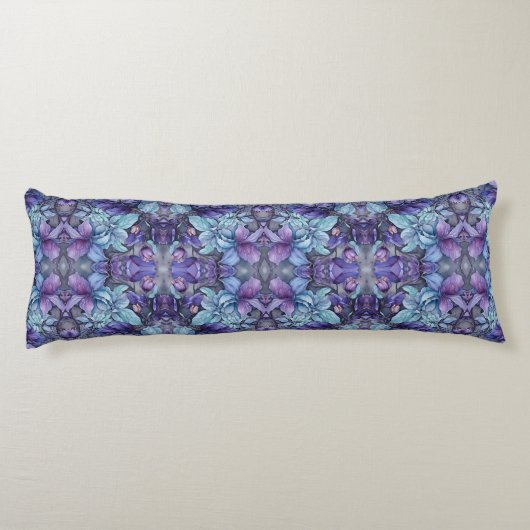 Coussins Longs Jardin de Periwinkle (Dos)