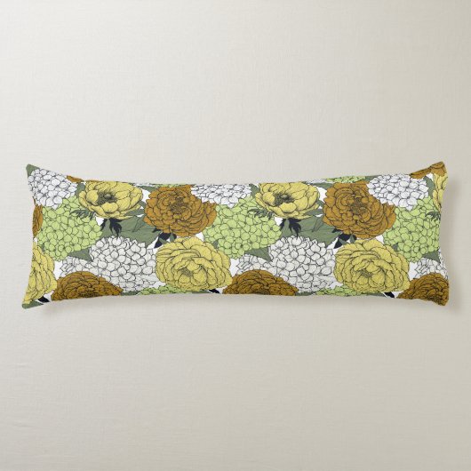 Coussins Longs Jardin de printemps tardif 2 (Devant)