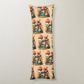 Coussins Longs "Jardin d'Enchantement" (Dos (Vertical))