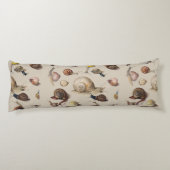 Coussins Longs Jardin d'escargots Animaux de compagnie Gastropod  (Dos)