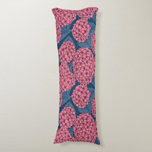 Coussins Longs Jardin d'Hydrangea (Devant (Vertical))