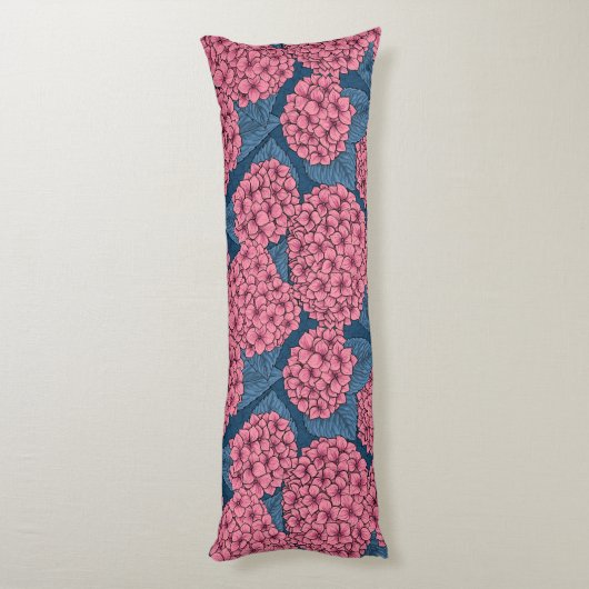 Coussins Longs Jardin d'Hydrangea (Dos (Vertical))