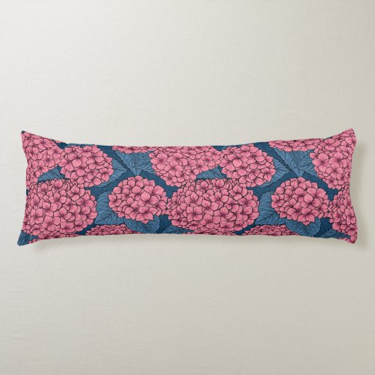 Coussins Longs Jardin d'Hydrangea (Devant)