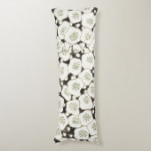 Coussins Longs Jardin floral à fleurs blanches du Japon (Devant (Vertical))