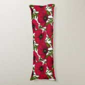 Coussins Longs Jardin Red Poppy 2 (Devant (Vertical))