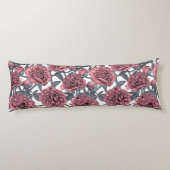 Coussins Longs Jardin rose (Dos)